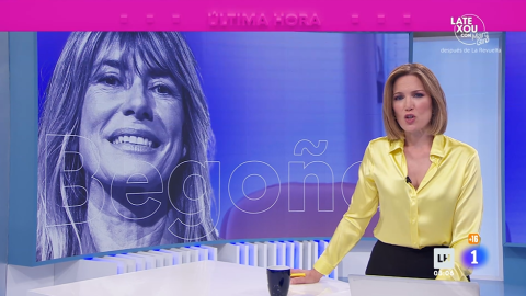 Silvia Intxaurrondo, durante una emisión de 'La Hora de La 1'.