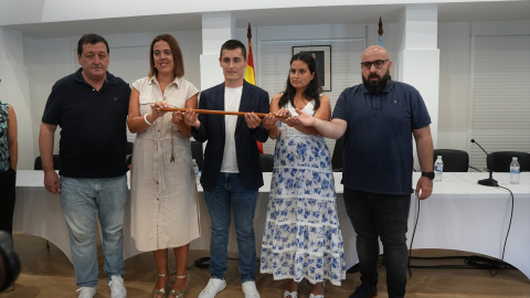 Imagen de la moción de censura del pasado 19 de agosto en Fisterra (A Coruña)