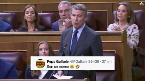feijoo-meme Reacciones a las palabras de Feijóo en el Congreso.