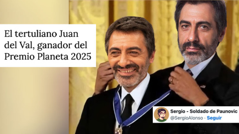 juandelval-planeta Meme sobre el Premio Planeta a Juan del Val.