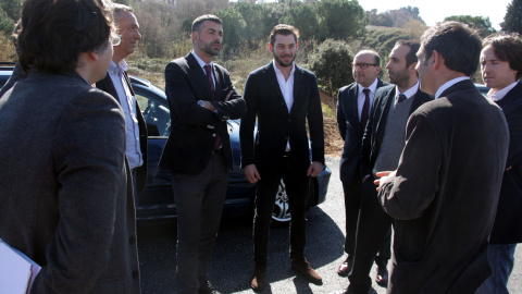 Jonathan Andic al centre en una imatge d'arxiu