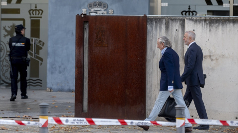 El empresario Francisco Correa a su llegada a la Audiencia Nacional, en Madrid.
