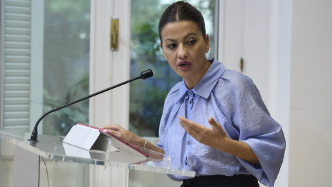 La ministra de Juventud e Infancia, Sira Rego, durante la presentación de un libro, en el Ministerio de Juventud e Infancia, a 16 de octubre de 2025, en Madrid (España). La ministra de Juventud e Infancia, Sira Rego, durante la presentación de un libro, en el Ministerio de Juventud e Infancia, a 16 de octubre de 2025, en Madrid (España).