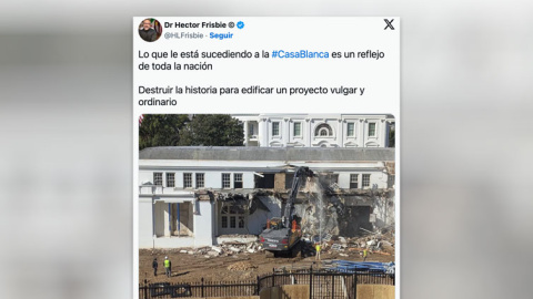 trumpwh Reacciones a las obras de Trump en la Casa Blanca.