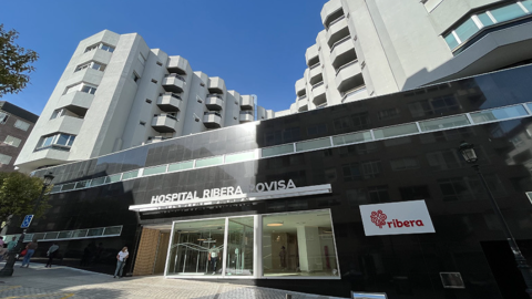 El hospital Ribera Povisa, en Vigo.