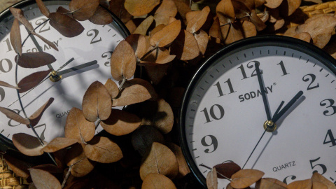 Varios relojes, a 20 de octubre de 2025, en Madrid. Varios relojes, a 20 de octubre de 2025, en Madrid.