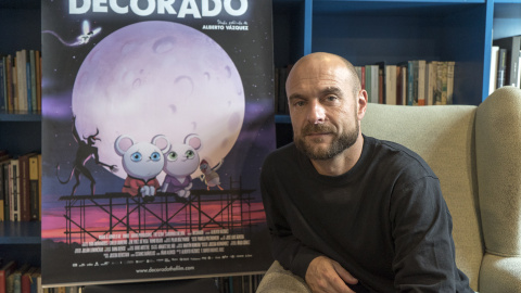 El director Alberto Vázquez (Foto Daniel Lobato) El director de 'Decorado', Alberto Vázquez