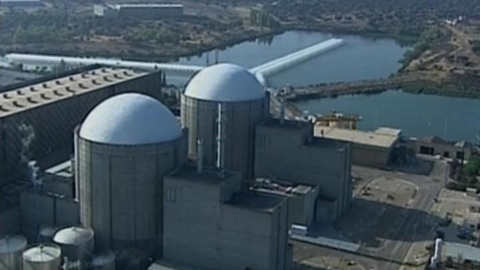 La central nuclear de Almaraz (Extremadura).