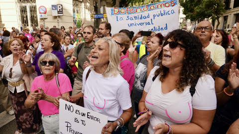 EuropaPress_7017796_movilizacion_ciudadana_fallos_cribado_cancer_mama_malaga_10_octubre_2025 Movilización ciudadana por los fallos en el cribado del cáncer de mama en Málaga. Archivo.