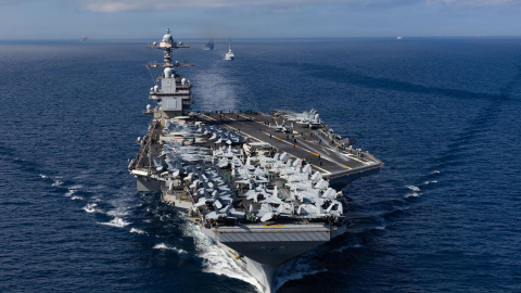 El 'USS Gerald Ford', en una imagen de archivo El 'USS Gerald Ford', en una imagen de archivo