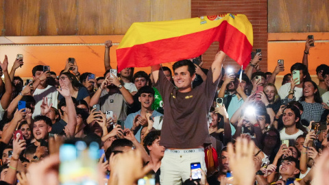 Vito Quiles en la Universidad Pablo Olavide de Sevilla.