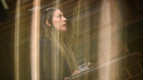 EuropaPress_6869095_portavoz_junts_congreso_miriam_nogueras_interviene_sesion_plenaria Imagen de archivo de la portavoz de Junts en el Congreso, Miriam Nogueras.