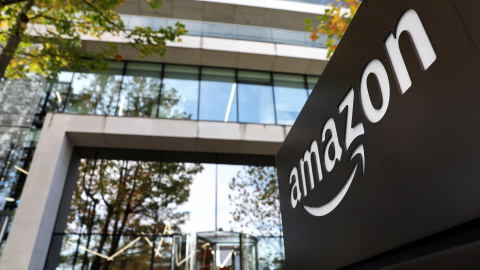 El logo de Amazon en su sede corporativa en Dublín (Irlanda). El logo de Amazon en su sede corporativa en Dublín (Irlanda).