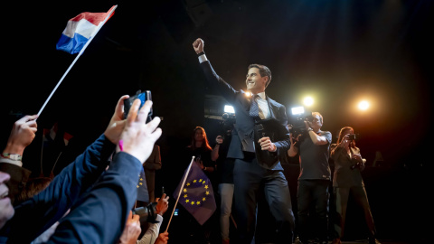 El líder del partido Demócratas 66, Rob Jetten.