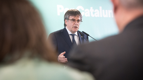 El president de Junts, Carles Puigdemont. Imagen de archivo del presidente de Junts, Carles Puigdemont, en Perpignan.