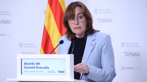 La portaveu del Govern, Sílvia Paneque, en la roda de premsa posterior al Consell Executiu d'aquest dimarts. 04/11/2025 La portaveu del Govern, Sílvia Paneque, en la roda de premsa posterior al Consell Executiu d'aquest dimarts.