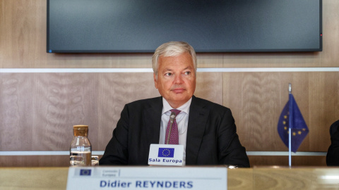 Foto de archivo del comisario de Justicia de la UE, Didier Reynders.