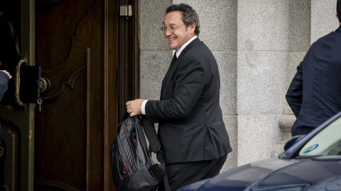 Álvaro García Ortiz El fiscal general del Estado, Álvaro García Ortiz, a su llegada al Tribunal Supremo.