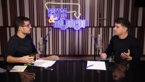 Sastre y Maldonado José Luis Sastre y Miguel Maldonado en su programa.