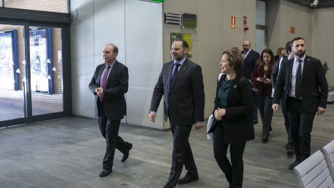 El exministro José Luis Ábalos y Koldo García al fondo.