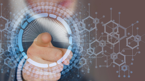 Imagen Ciberseguridad Recreación de un entorno digital.