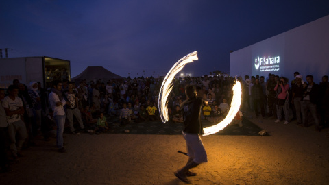 fisahara Festival Internacional de Cine del Sáhara de 2015 en los campamentos de población refugiada saharaui