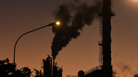 Vista general de la fábrica de IQOXE, Tarragona, Catalunya, (España).