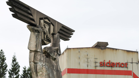 Fabrica de producción de acero de Sidenor en Basauri (Bizkaia). Fabrica de producción de acero de Sidenor en Basauri (Bizkaia).