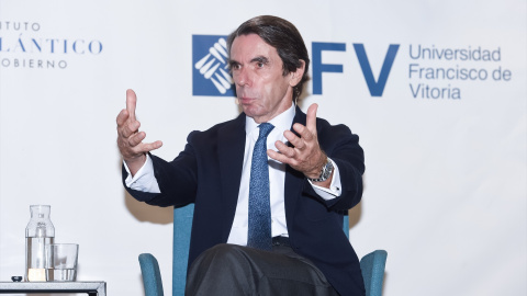 José María Aznar en Madrid.