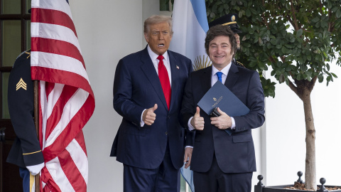 Donald Trump y Javier Milei en la Casa Blanca. Donald Trump y Javier Milei en la Casa Blanca.