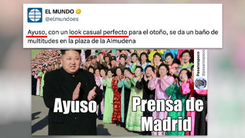 Memes con el artículo de 'El Mundo' sobre Isabel Díaz Ayuso. Memes con el artículo de 'El Mundo' sobre Isabel Díaz Ayuso.