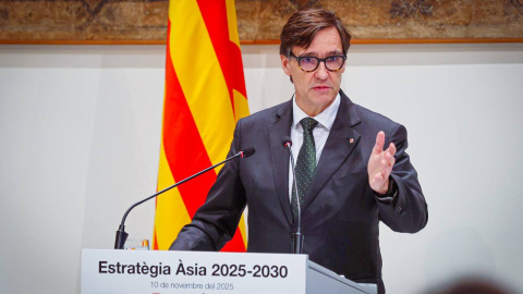 El president de la Generalitat, Salvador Illa, ha intervingut en l'acte de presentació de l'Estratègia Àsia 2025-2030 El president de la Generalitat, Salvador Illa, ha intervingut en l'acte de presentació de l'Estratègia Àsia 2025-2030