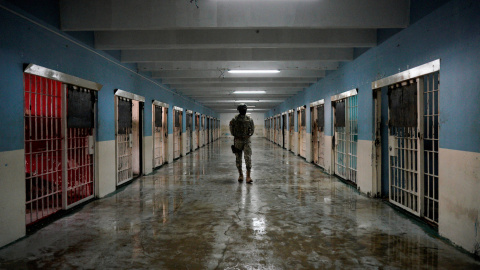 Fotografía de archivo una cárcel en Ecuador.