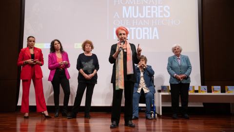 Invitadas al acto Invitadas al 'Homenaje a Mujeres que han hecho Historia'.