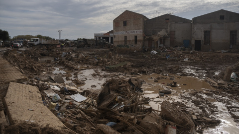 Foto de archivo de los daños causados por la DANA en Catarroja.