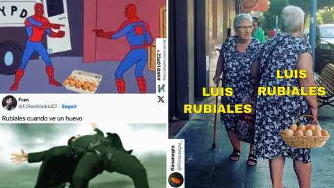 Memes con la rocambolesca presentación del libro de Luis Rubiales.