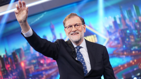 El expresidente del Gobierno, Mariano Rajoy, acudiendo al programa 'El Hormiguero'