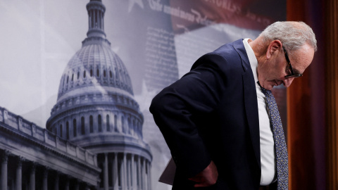 El líder de la minoría del Senado estadounidense, Chuck Schumer (demócrata por Nueva York).