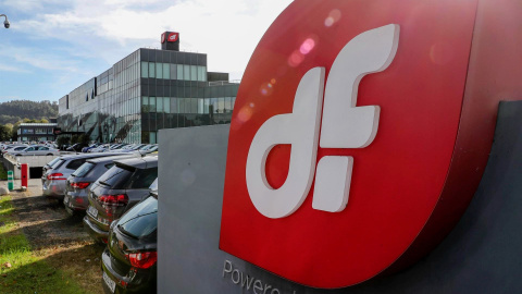 Vista de las oficinas centrales de Duro Felguera en Gijón. Vista de las oficinas centrales de Duro Felguera en Gijón.