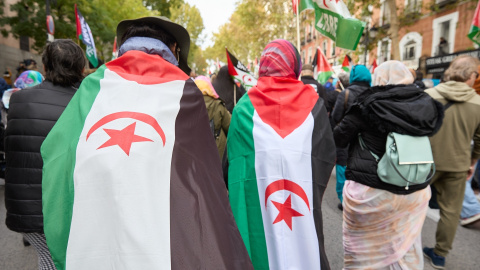 manifestación en apoyo al Sahara Occidental, Manifestación en apoyo al Sahara Occidental en Madrid (noviembre de 2023).