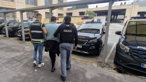 Pipo, en el momento de su detención en Málaga.