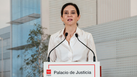La presidenta de la Comunidad de Madrid, Isabel Díaz Ayuso, inaugura el Palacio de Justicia de Torrejón de Ardoz, a 28 de octubre de 2025, en Torrejón de Ardoz, Madrid (España). La presidenta de la Comunidad de Madrid, Isabel Díaz Ayuso, inaugura el Palacio de Justicia de Torrejón de Ardoz, a 28 de octubre de 2025, en Torrejón de Ardoz, Madrid (España).
