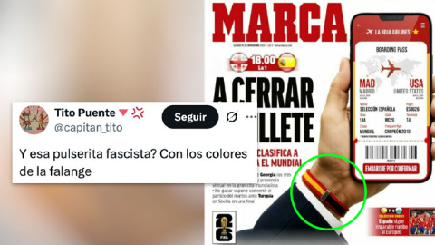Críticas a la portada de este sábado en el diario deportivo 'Marca'. Críticas a la portada de este sábado en el diario deportivo 'Marca'.