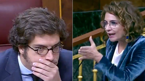 José María Figaredo y María Jesús Montero en el Congreso. José María Figaredo y María Jesús Montero en el Congreso.