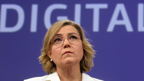 Henna Virkkunen Imagen de la vicepresidenta de la Comisión Europea Henna Virkkunen