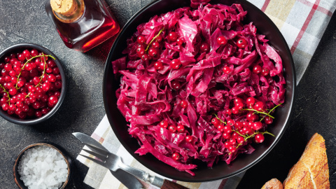 Col lombarda danesa. Col lombarda danesa.