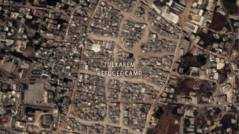 Campamento de refugiados de Tulkarem (Cisjordania), antes y después de la Operación Muro de Hierro Campamento de refugiados de Tulkarem (Cisjordania), antes y después de la Operación Muro de Hierro