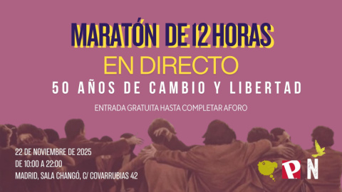 50 años de CAMBIO y LIBERTAD: sigue en DIRECTO el maratón de 12 horas sobre FRANQUISMO y DEMOCRACIA El 'youtuber' Borja Fernández, del canal de historia 'Memorias de Pez', contará con activistas contra la dictadura como Paquita Sauquillo, Enrique del Olmo, Begoña San José o el exmilitar Fernando Reinlein.
Hace 18 años nacimos con un compromiso: hacer un periodismo útil para la sociedad. Solo podemos continuar con esta labor si contamos con el apoyo de personas como tú.
Únete a la comunidad de Público. 18 años no son nada… cuando nos queda tanto por contar. Periodismo incómodo para tiempos difíciles. https://bit.ly/3VylhmD
Periodismo, investigación y compromiso para construir un mundo más igualitario.
¡Suscríbete ya a nuestro canal!: https://bit.ly/2U8nM0q
Visita: https://www.publico.es
Síguenos en Facebook: https://www.facebook.com/diario.publico/
Síguenos en Twitter: https://twitter.com/publico_es
Síguenos en Instagram: https://www.instagram.com/publico.es
Síguenos en TikTok: https://www.tiktok.com/@publico_es
Síguenos en Bluesky: https://bsky.app/profile/publico.es