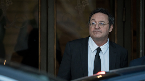 Imagen de archivo del fiscal general del Estado, Álvaro García Ortiz, a su salida del Tribunal Supremo.