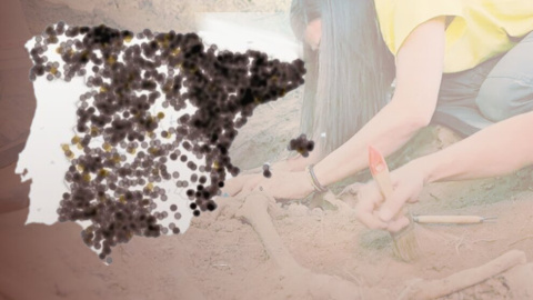 Ningún español vive a más de 50 km de una fosa común del franquismo Ningún español vive a más de 50 km de una fosa común del franquismo